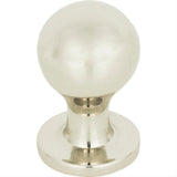 Atlas Homewares A800-PN 3/4" Euro-Tech Nipple Cabinet Knobs Polished Nickel