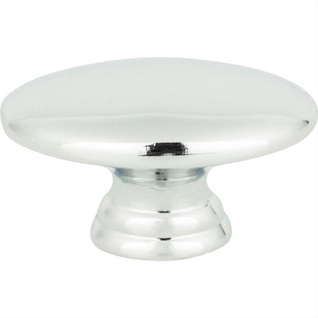 Atlas Homewares A817-CH Egg Knob 1-1/2" Polished Chrome