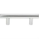 Atlas Homewares A822-CH Linea Rail Pull 3" Center to Center Polished Chrome