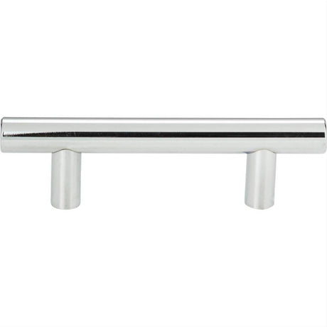 Atlas Homewares A822-CH Linea Rail Pull 3" Center to Center Polished Chrome
