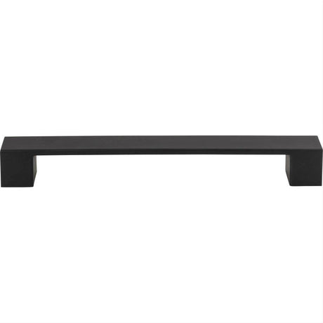 Atlas Homewares A825-BL Wide Square Pull 7-9/16" Center to Center Matte Black