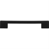 Atlas Homewares A826-BL Thin Square Pull 7-9/16" Center to Center Matte Black