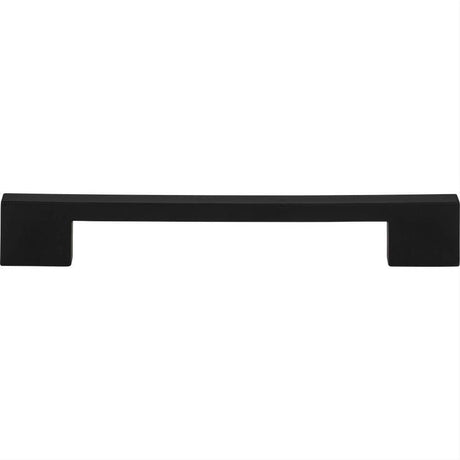 Atlas Homewares A826-BL Thin Square Pull 7-9/16" Center to Center Matte Black