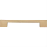 Atlas Homewares A826-CM Thin Square Pull 7-9/16" Center to Center Champagne