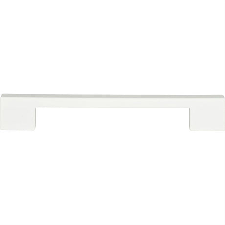 Atlas Homewares A826-WG Thin Square Pull 7-9/16" Center to Center White Gloss