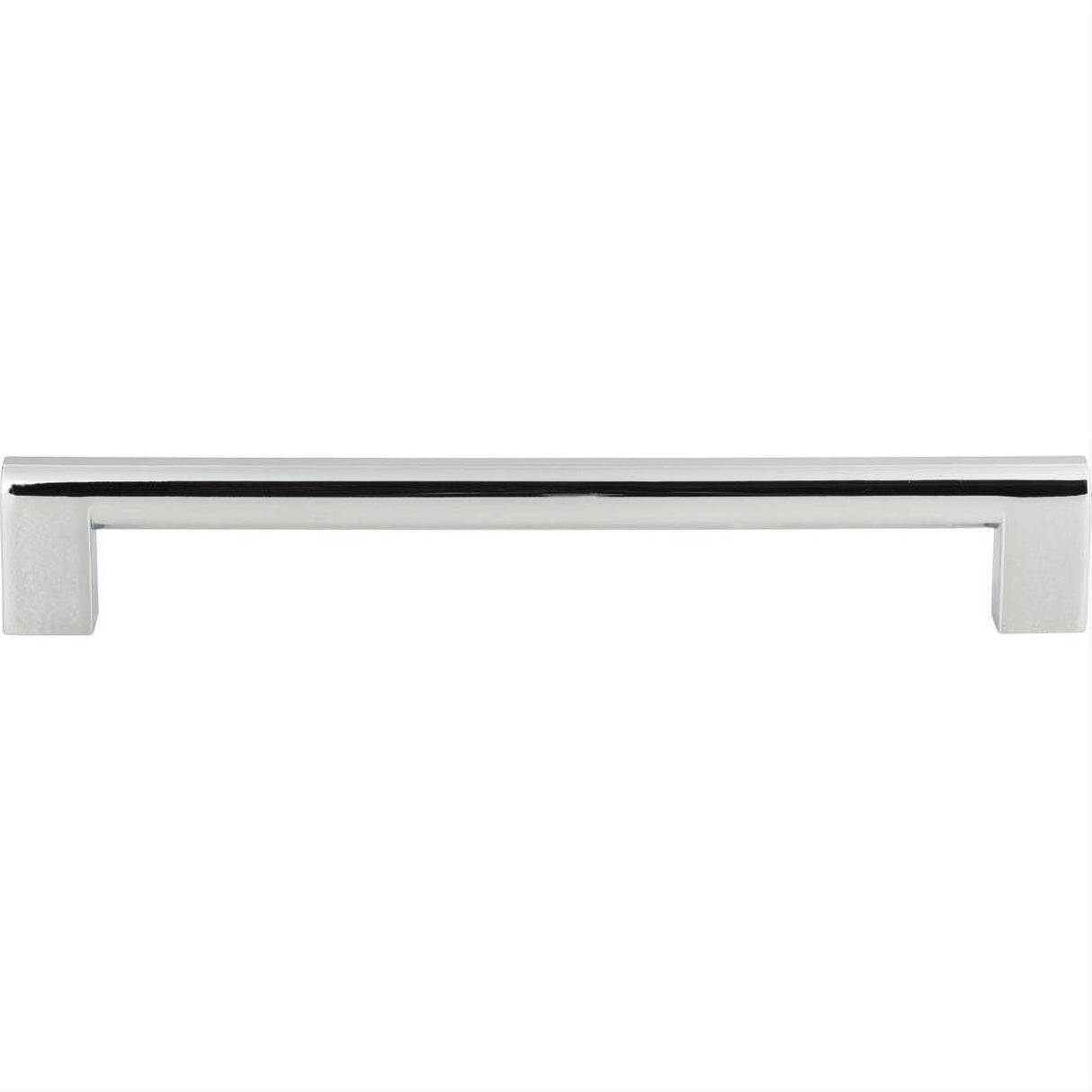 Atlas Homewares A829-CH Round Rail Pull 7-9/16" Center to Center Polished Chrome
