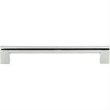 Atlas Homewares A829-CH Round Rail Pull 7-9/16" Center to Center Polished Chrome