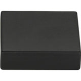Atlas Homewares A833-BL Thin Square Knob 1-1/4" Matte Black