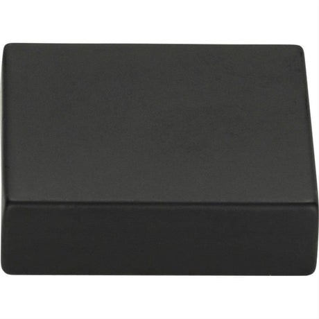 Atlas Homewares A833-BL Thin Square Knob 1-1/4" Matte Black