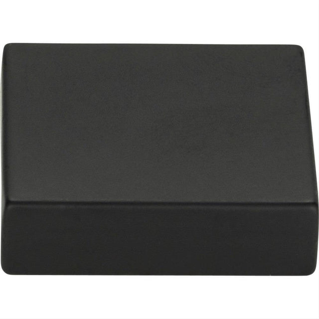 Atlas Homewares A833-BL Thin Square Knob 1-1/4" Matte Black