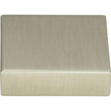 Atlas Homewares A833-BN Thin Square Knob 1-1/4" Brushed Nickel
