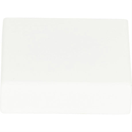 Atlas Homewares A833-WG Thin Square Knob 1-1/4" White Gloss