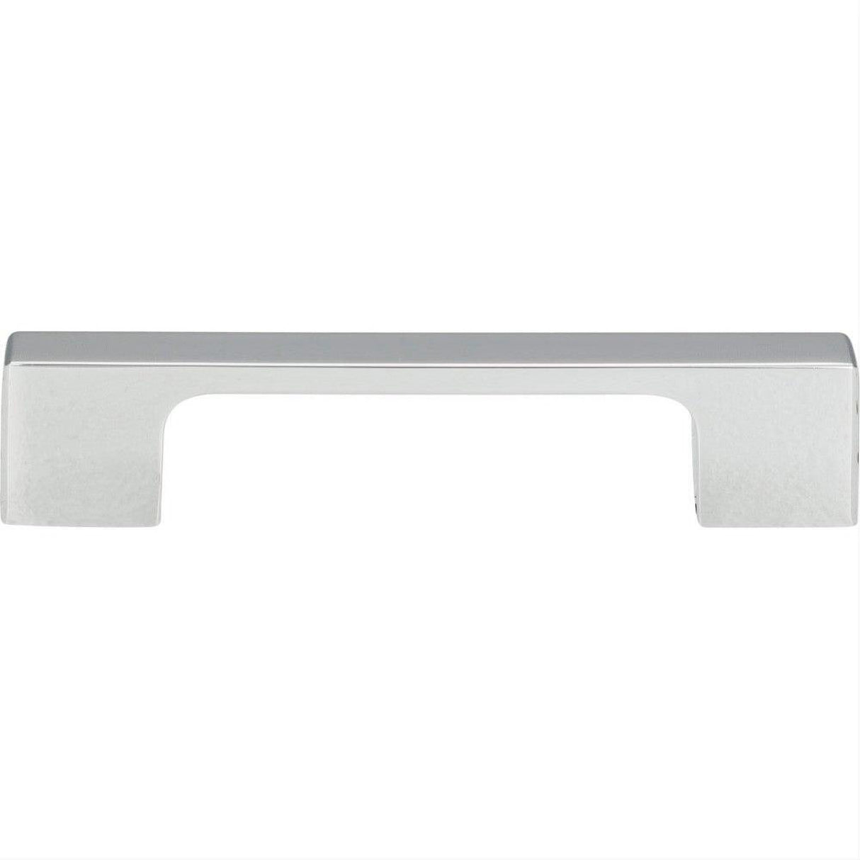 Atlas Homewares A836-CH Thin Square Pull 3-3/4" Center to Center Polished Chrome