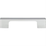 Atlas Homewares A836-CH Thin Square Pull 3-3/4" Center to Center Polished Chrome