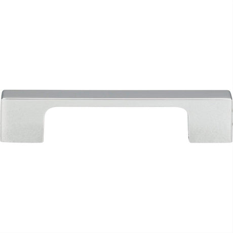 Atlas Homewares A836-CH Thin Square Pull 3-3/4" Center to Center Polished Chrome