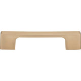 Atlas Homewares A836-CM Thin Square Pull 3-3/4" Center to Center Champagne