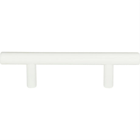 Atlas Homewares A837-WG Skinny Linea Pull 3" Center to Center White Gloss