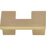 Atlas Homewares A845-CM U Turn Knob 1-1/4" Center to Center Champagne