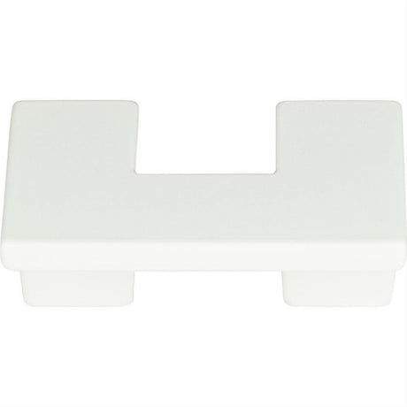 Atlas Homewares A845-WG U Turn Knob 1-1/4" Center to Center White Gloss