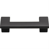 Atlas Homewares A846-BL U Turn Pull 2-1/2" Center to Center Matte Black