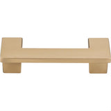 Atlas Homewares A846-CM U Turn Pull 2-1/2" Center to Center Champagne