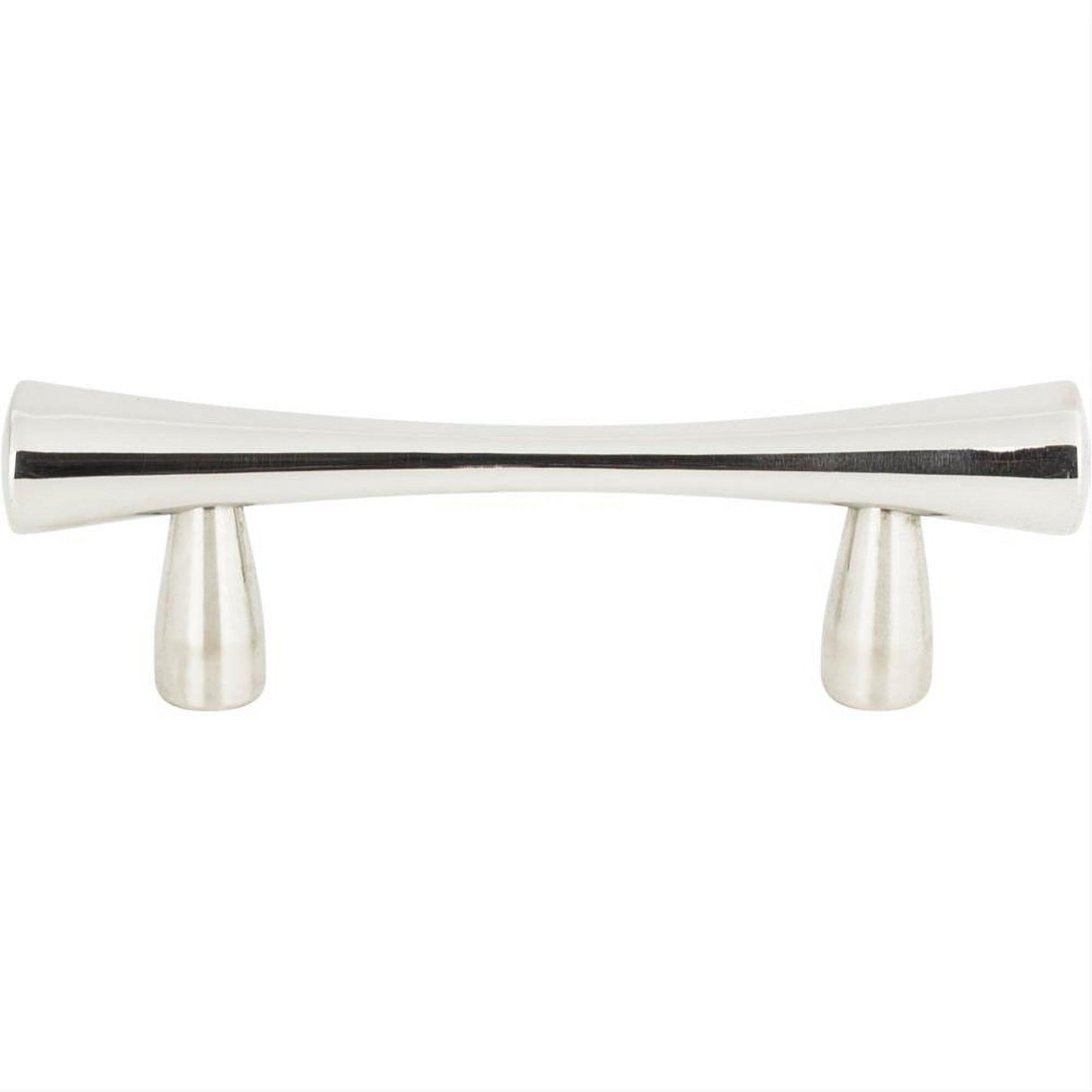 Atlas Homewares A850-PS Fluted Pull 2-1/2" Center to Center Polished Stainless Steel