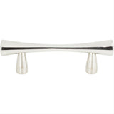 Atlas Homewares A850-PS Fluted Pull 2-1/2" Center to Center Polished Stainless Steel