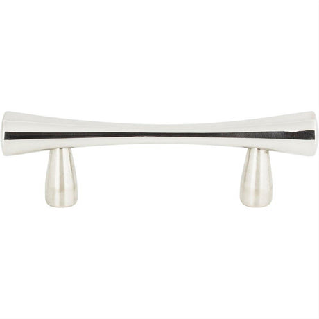 Atlas Homewares A850-PS Fluted Pull 2-1/2" Center to Center Polished Stainless Steel