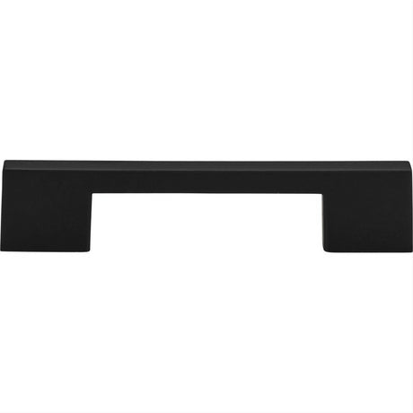 Atlas Homewares A867-BL Thin Square Pull 5-1/16" Center to Center Matte Black