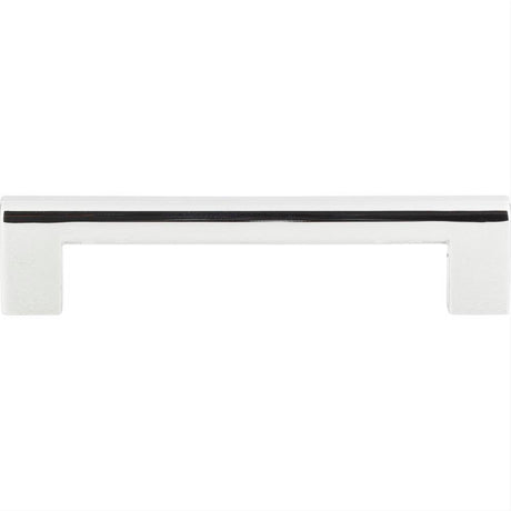 Atlas Homewares A879-CH Round Rail Pull 5-1/16" Center to Center Polished Chrome