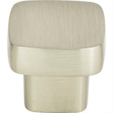 Atlas Homewares A908-BN Chunky Square Knob Small 1" Brushed Nickel