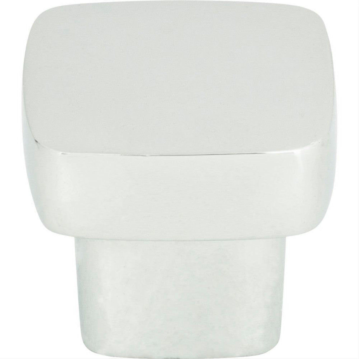 Atlas Homewares A908-CH Chunky Square Knob Small 1" Polished Chrome