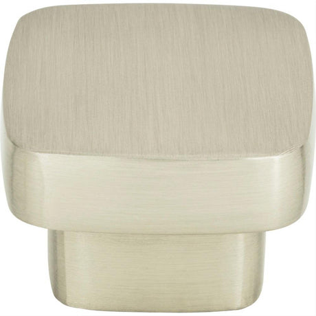 Atlas Homewares A909-BN Chunky Square Knob Medium 1-7/16" Brushed Nickel