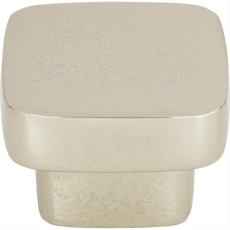 Atlas Homewares A909-PN Chunky Square Knob Medium 1-7/16" Polished Nickel