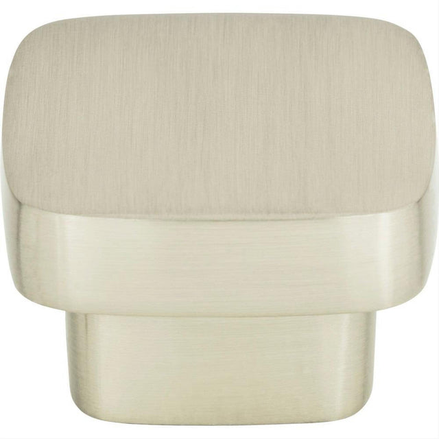 Atlas Homewares A910-BN Chunky Square Knob Large 1-13/16" Brushed Nickel