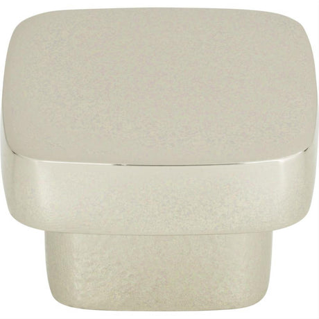 Atlas Homewares A910-PN Chunky Square Knob Large 1-13/16" Polished Nickel