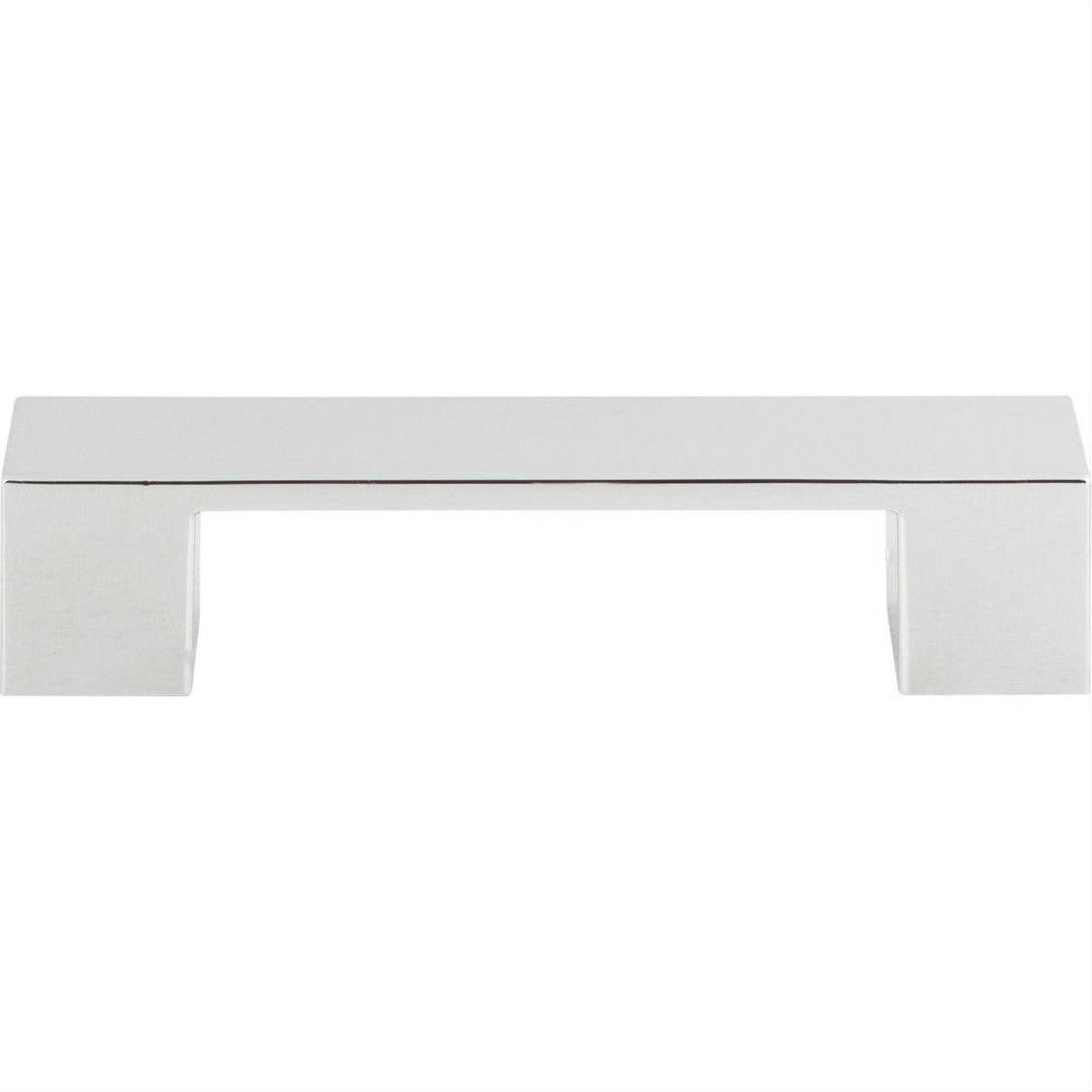 Atlas Homewares A918-CH Wide Square Pull 3-3/4" Polished Chrome