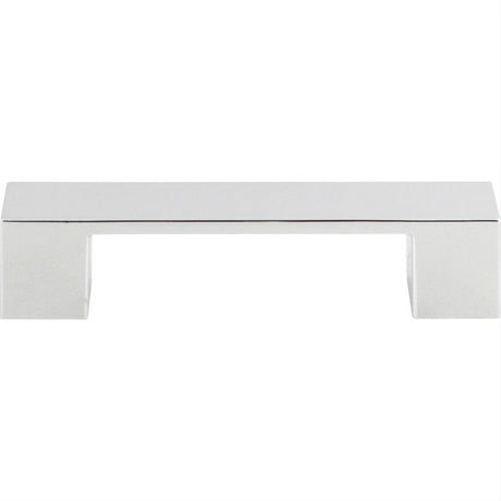 Atlas Homewares A918-CH Wide Square Pull 3-3/4" Polished Chrome