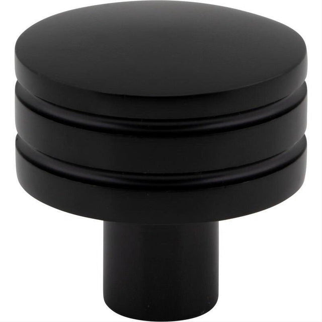Atlas Homewares A950-BL Griffith Knob 1 1/4 Inch Matte Black