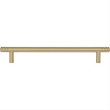 Atlas Homewares A955-WB Griffith Pull 7 9/16 Inch Center to Center Warm Brass