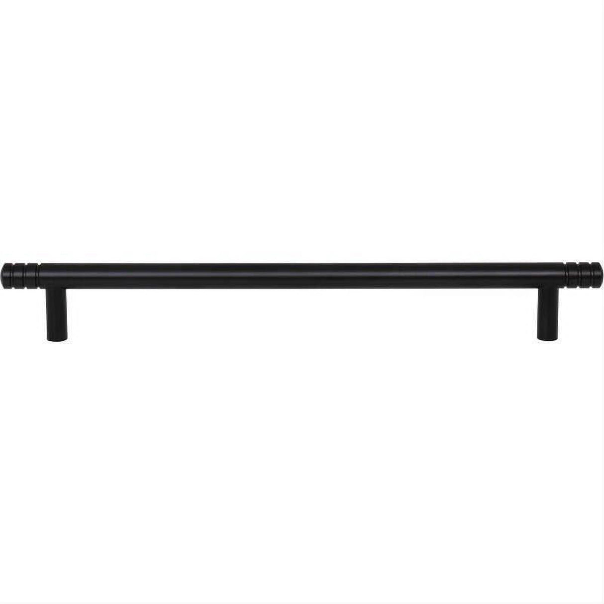 Atlas Homewares A956-BL Griffith Pull 8 13/16 Inch Center to Center Matte Black
