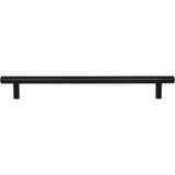 Atlas Homewares A956-BL Griffith Pull 8 13/16 Inch Center to Center Matte Black