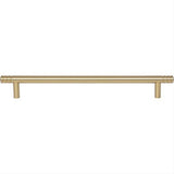 Atlas Homewares A956-WB Griffith Pull 8 13/16 Inch Center to Center Warm Brass