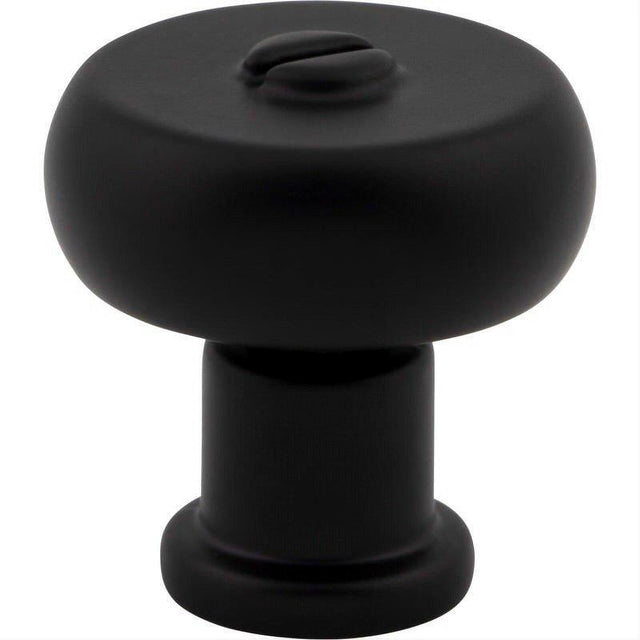 Atlas Homewares A980-BL Everitt Knob 1 3/16 Inch Matte Black