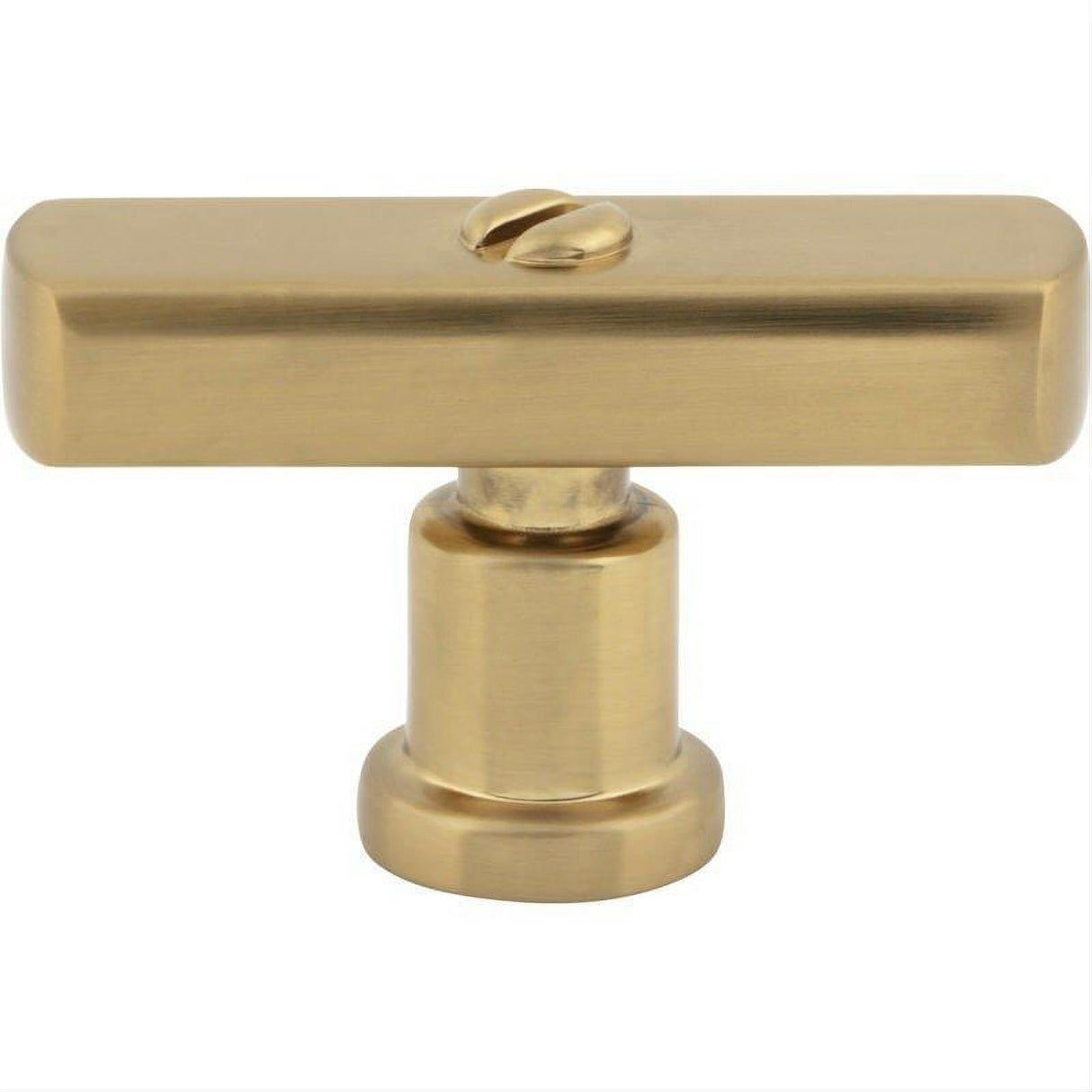 Atlas Homewares A981-WB Everitt T-Knob 2 Inch Warm Brass