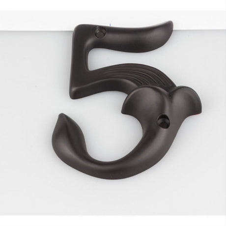 Atlas Homewares AN5-O Alhambra House Number Aged Bronze