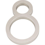 Atlas Homewares AVN8-L-BRN Modern Avalon 6" House Number 8 Brushed Nickel