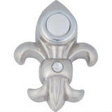Atlas Homewares DB636-BRN Fleur de lys Door Bell Brushed Nickel