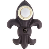 Atlas Homewares DB636-O Fleur de lys Door Bell Aged Bronze