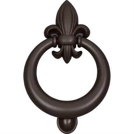 Atlas Homewares DK636-O Fleur de lys Door Knocker Aged Bronze
